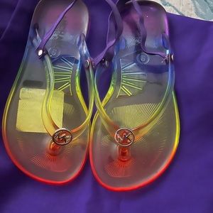 Lil girls size 9 Micheal kors sandals. NWT